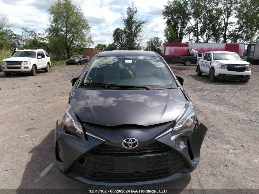 2019 Toyota Yaris Le VIN: VNKKTUD30KA105752 Lot: 12017362