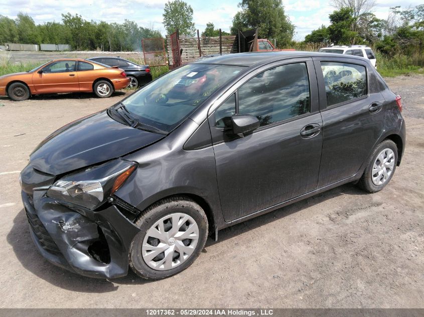 2019 Toyota Yaris Le VIN: VNKKTUD30KA105752 Lot: 12017362