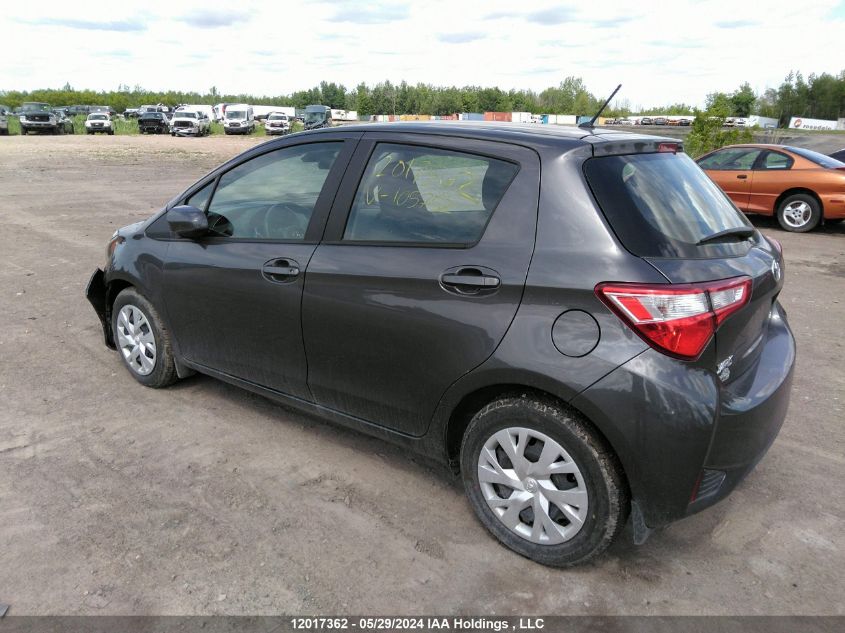 2019 Toyota Yaris Le VIN: VNKKTUD30KA105752 Lot: 12017362