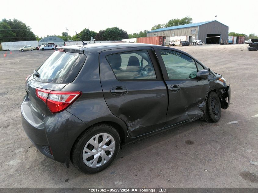 2019 Toyota Yaris Le VIN: VNKKTUD30KA105752 Lot: 12017362