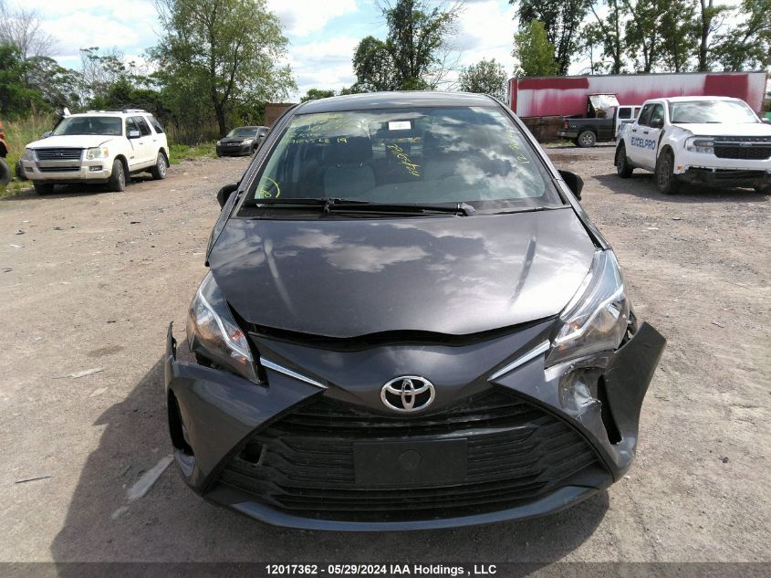 2019 Toyota Yaris Le VIN: VNKKTUD30KA105752 Lot: 12017362