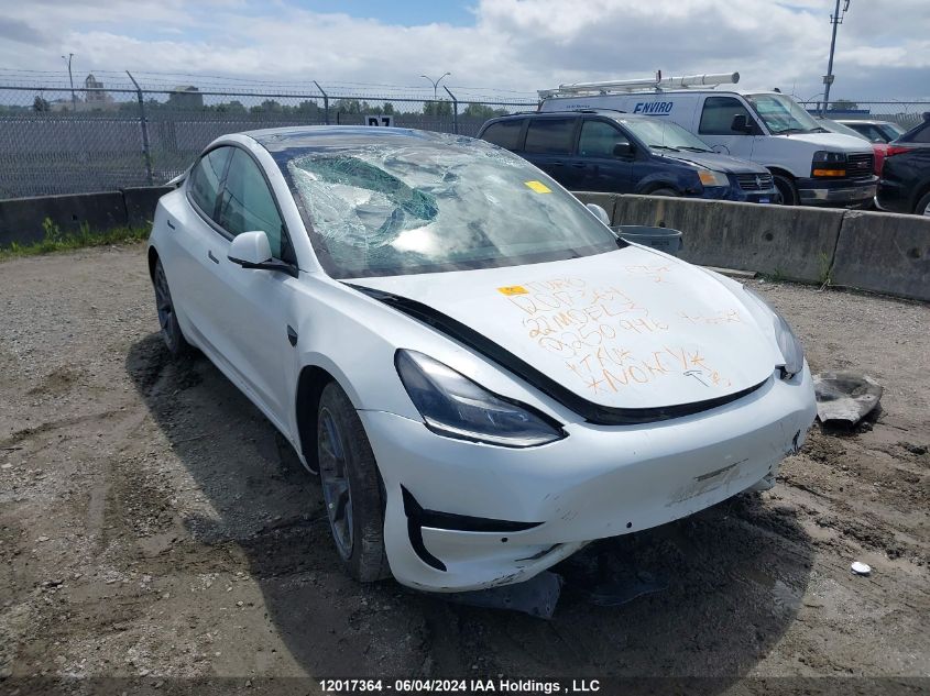 2022 Tesla Model 3 VIN: 5YJ3E1EA5NF250946 Lot: 12017364