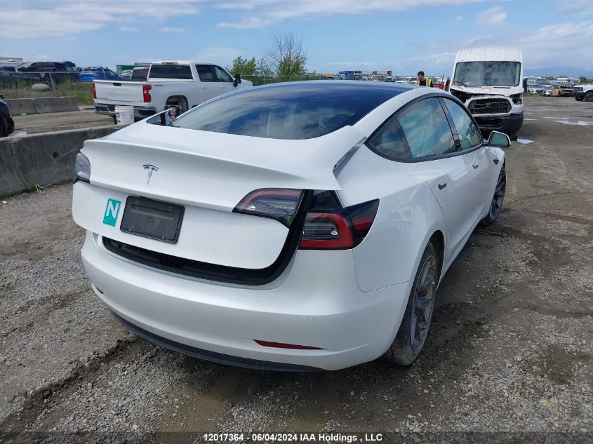 2022 Tesla Model 3 VIN: 5YJ3E1EA5NF250946 Lot: 12017364