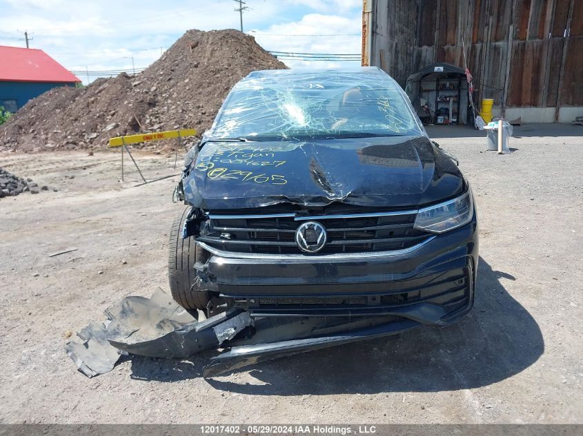 2023 Volkswagen Tiguan VIN: 3VV8B7AX4PM004627 Lot: 12017402