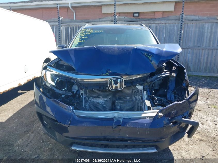 2021 Honda Pilot VIN: 5FNYF6H74MB505648 Lot: 12017408