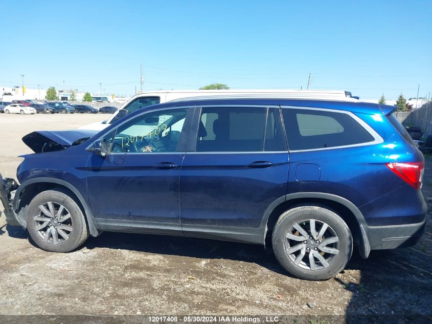 2021 Honda Pilot VIN: 5FNYF6H74MB505648 Lot: 12017408