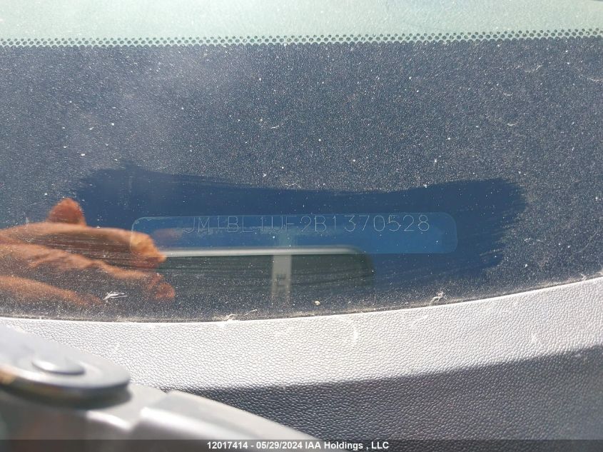 2011 Mazda Mazda3 VIN: JM1BL1UF2B1370528 Lot: 12017414