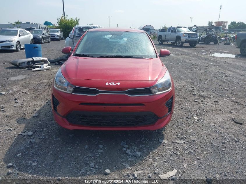 2022 Kia Rio VIN: 3KPA25AD2NE458960 Lot: 12017415