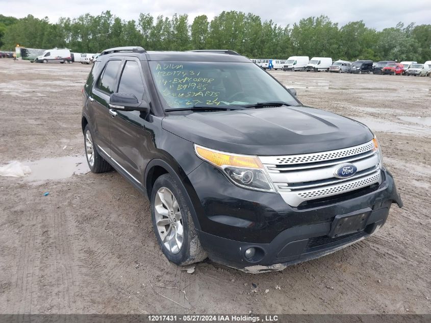 2014 Ford Explorer Xlt VIN: 1FM5K8D81EGB91985 Lot: 12017431