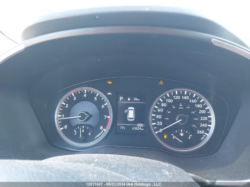 2020 Hyundai Santa Fe Sel/Sel Plus VIN: 5NMS3CAD3LH276051 Lot: 12017437