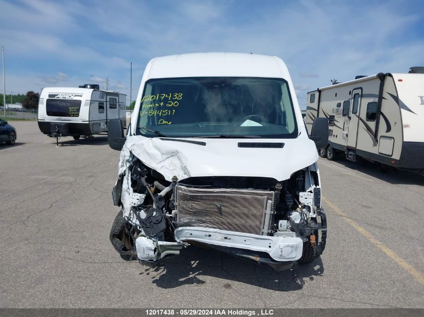 2020 Ford Transit T-250 VIN: 1FTBR1C8XLKB44511 Lot: 12017438