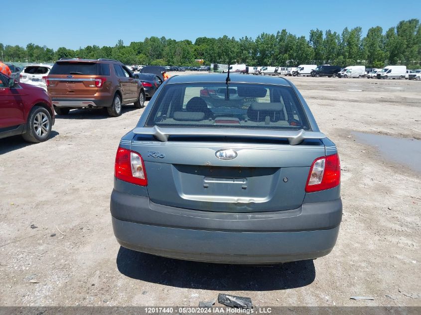 2007 Kia Rio VIN: KNADE123676223468 Lot: 12017440