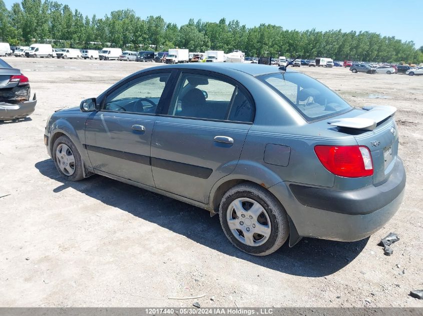 2007 Kia Rio VIN: KNADE123676223468 Lot: 12017440