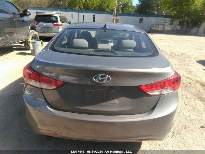 2012 Hyundai Elantra Gls/Limited VIN: 5NPDH4AE9CH106904 Lot: 12017446