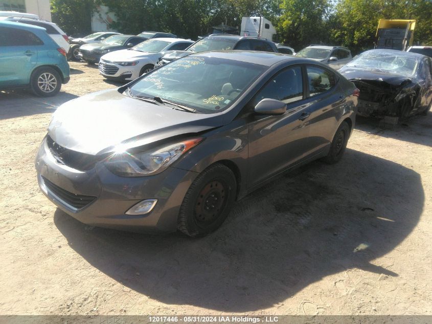 2012 Hyundai Elantra Gls/Limited VIN: 5NPDH4AE9CH106904 Lot: 12017446