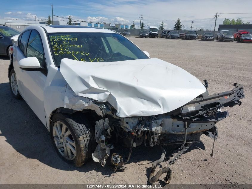 2012 Mazda 3 I VIN: JM1BL1V75C1637931 Lot: 12017449