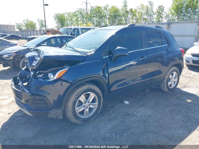 2019 Chevrolet Trax VIN: 3GNCJPSB4KL168738 Lot: 12017466