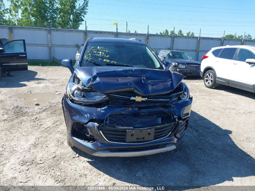 2019 Chevrolet Trax VIN: 3GNCJPSB4KL168738 Lot: 12017466