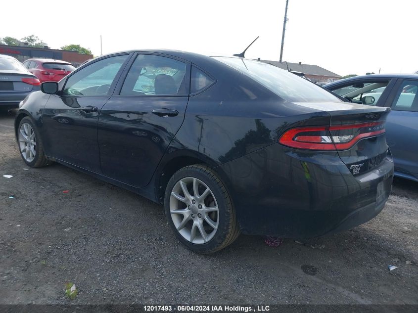 2013 Dodge Dart Sxt/Rallye VIN: 1C3CDFBA2DD225839 Lot: 12017493