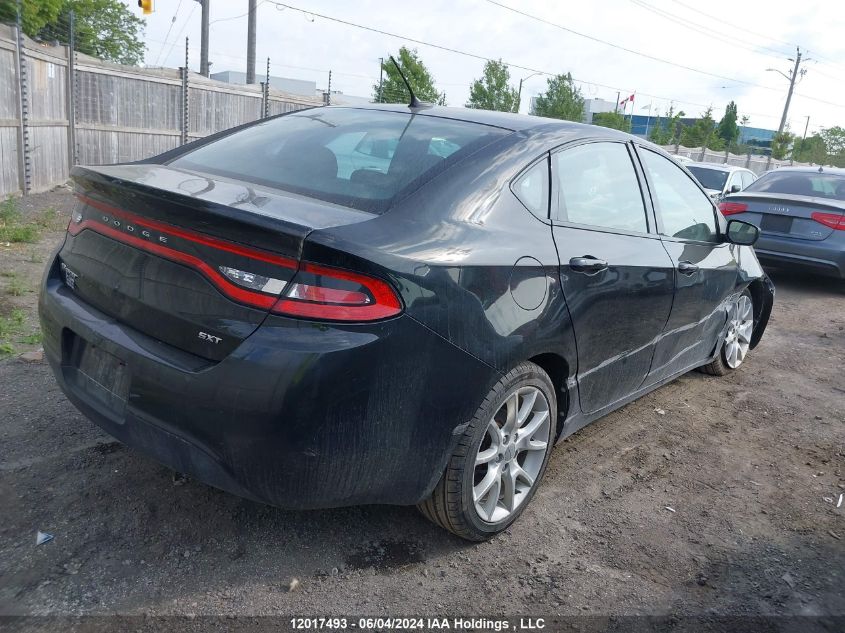 2013 Dodge Dart Sxt/Rallye VIN: 1C3CDFBA2DD225839 Lot: 12017493