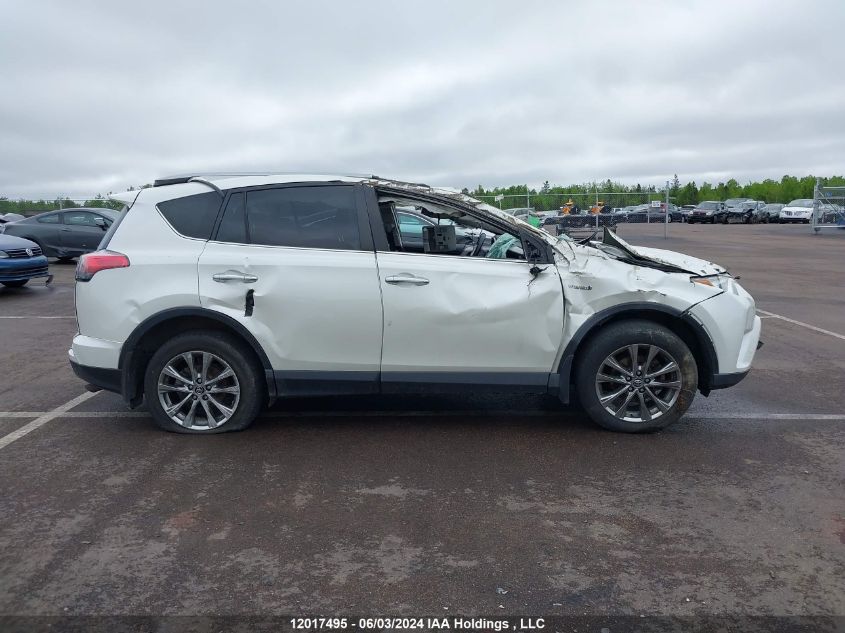 2017 Toyota Rav4 Hv Limited VIN: JTMDJREV1HD112057 Lot: 12017495