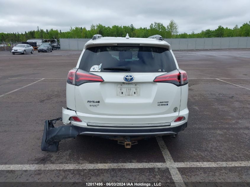 2017 Toyota Rav4 Hv Limited VIN: JTMDJREV1HD112057 Lot: 12017495