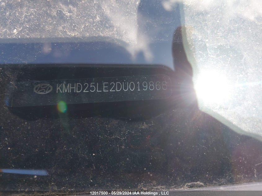2013 Hyundai Elantra Gt Gl VIN: KMHD25LE2DU019868 Lot: 12017500