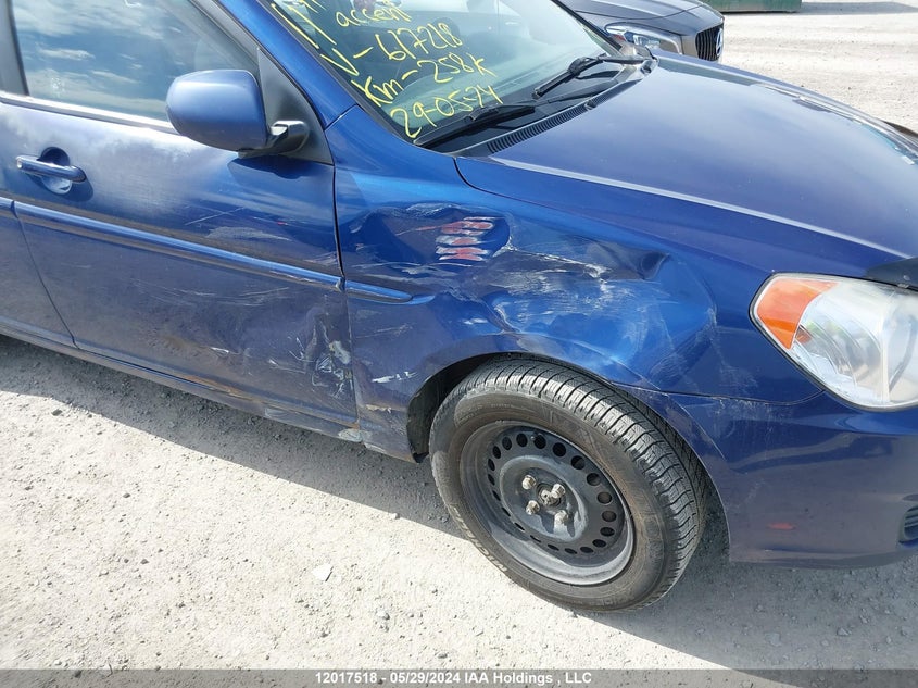 2011 Hyundai Accent VIN: KMHCN4BC3BU617218 Lot: 12017518