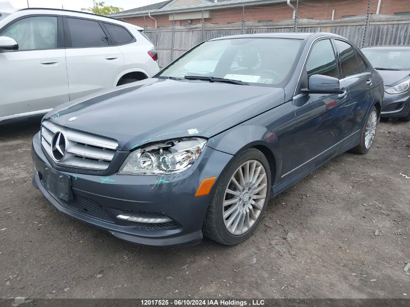 2011 Mercedes-Benz C-Class VIN: WDDGF8FBXBA491801 Lot: 12017525