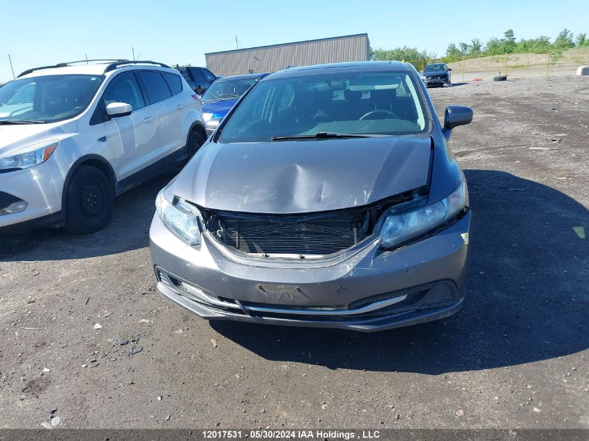 2014 Honda Civic Lx VIN: 2HGFB2F55EH019537 Lot: 12017531