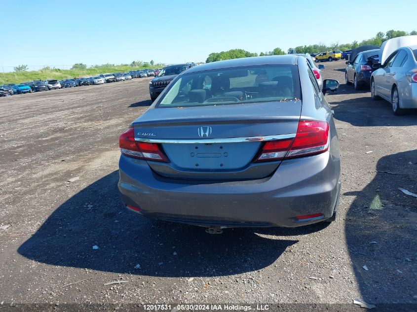 2014 Honda Civic Lx VIN: 2HGFB2F55EH019537 Lot: 12017531