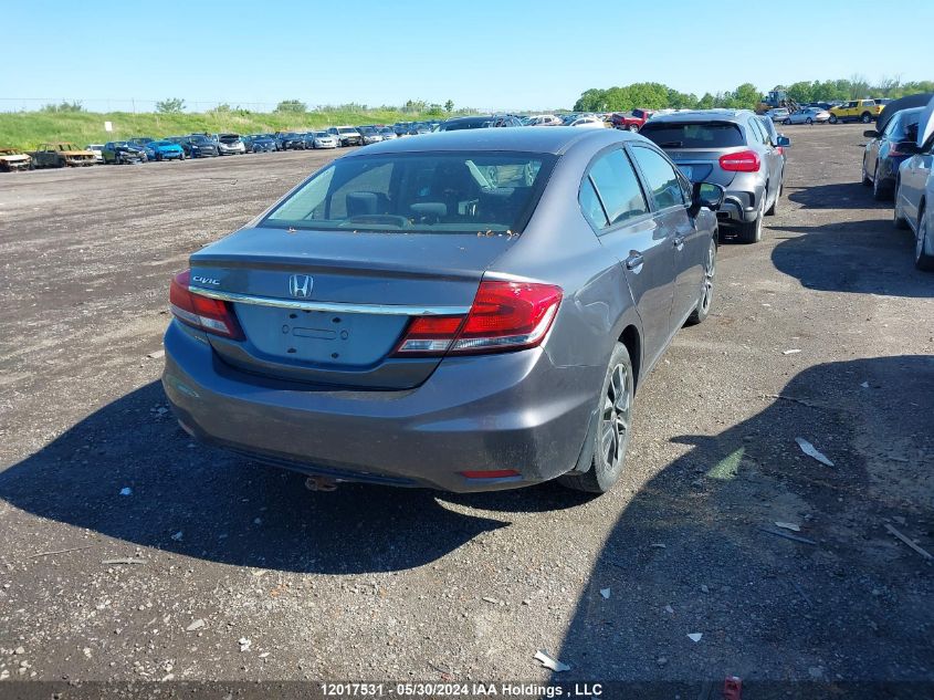 2014 Honda Civic Lx VIN: 2HGFB2F55EH019537 Lot: 12017531