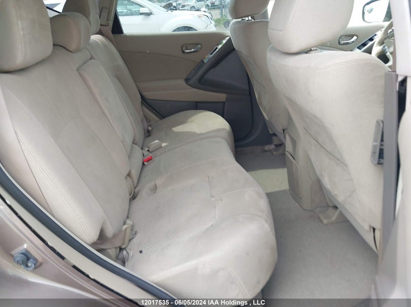 2012 Nissan Murano S/Sl/Le VIN: JN8AZ1MW8CW223780 Lot: 12017535