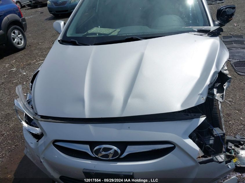 2012 Hyundai Accent Gls/Gs VIN: KMHCT5AE1CU026305 Lot: 12017554