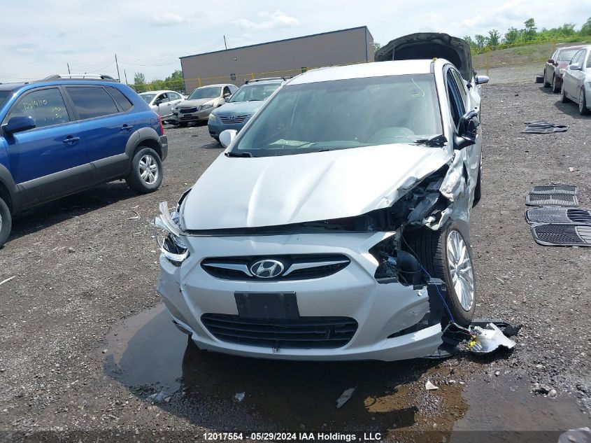 2012 Hyundai Accent Gls/Gs VIN: KMHCT5AE1CU026305 Lot: 12017554