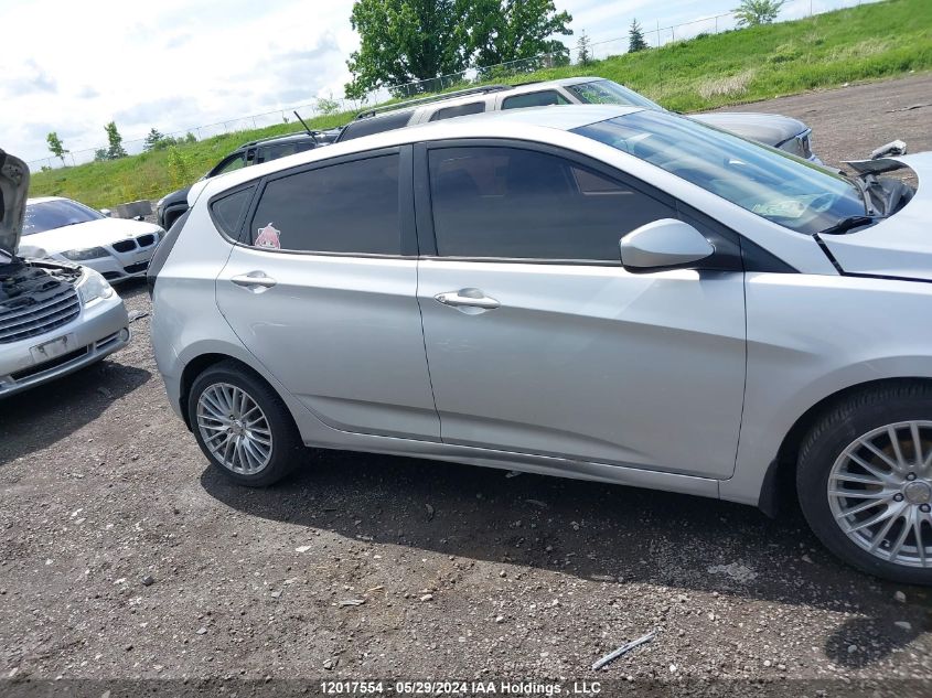 2012 Hyundai Accent Gls/Gs VIN: KMHCT5AE1CU026305 Lot: 12017554