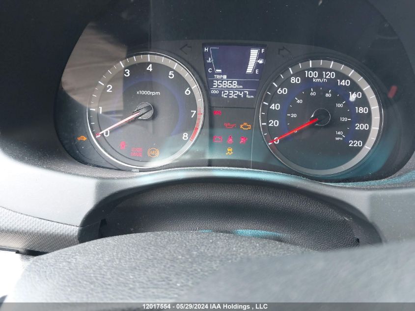 2012 Hyundai Accent Gls/Gs VIN: KMHCT5AE1CU026305 Lot: 12017554