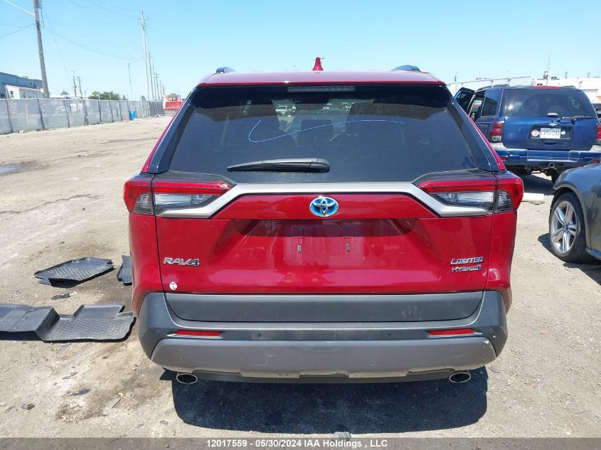 2020 Toyota Rav4 Hybrid Limited VIN: 2T3DWRFV6LW100644 Lot: 12017559