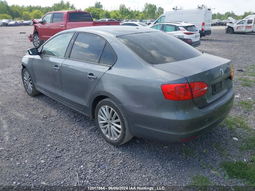 2012 Volkswagen Jetta Sedan VIN: 3VWBK7AJ4CM347851 Lot: 12017564