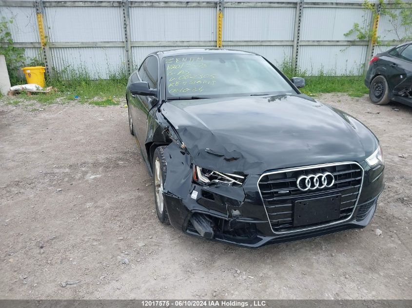 2015 Audi A5 VIN: WAUWFBFR8FA062305 Lot: 12017575