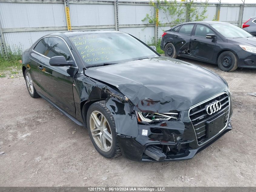 2015 Audi A5 VIN: WAUWFBFR8FA062305 Lot: 12017575