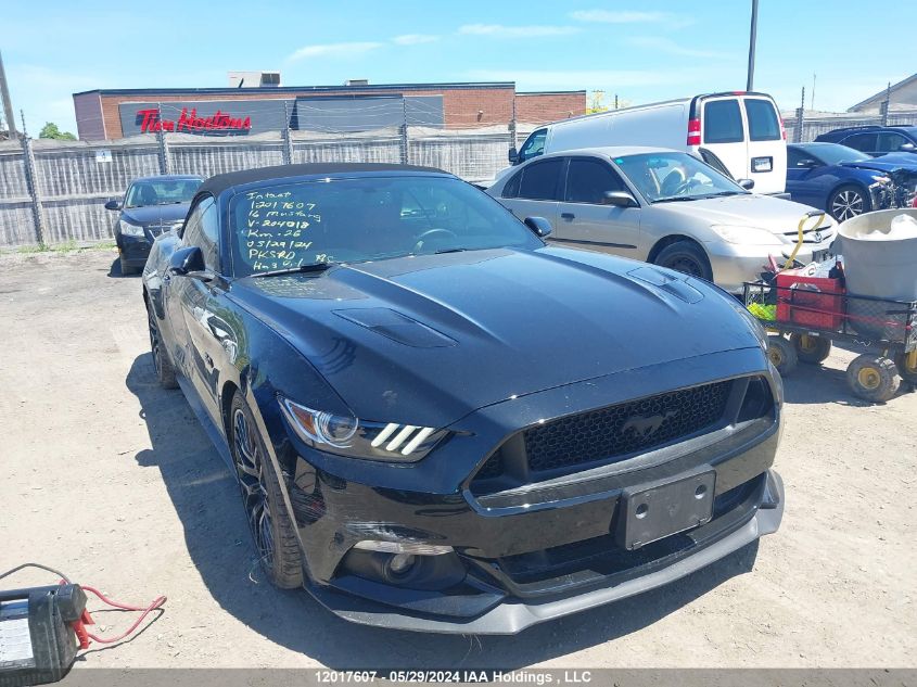 2016 Ford Mustang VIN: 1FATP8FFXG5204018 Lot: 12017607