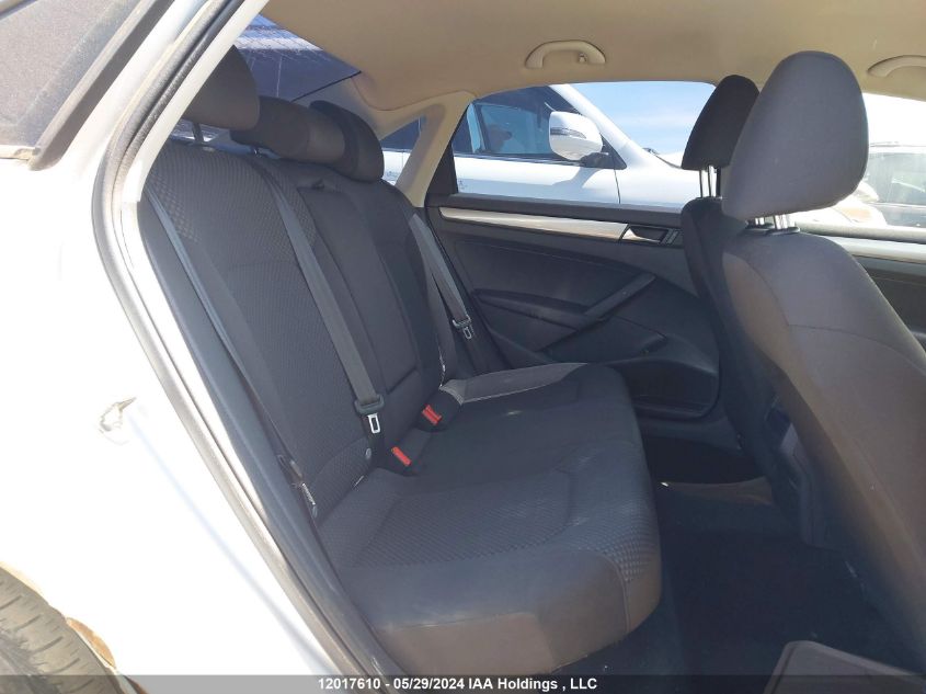 2012 Volkswagen Passat VIN: 1VWAH7A31CC009871 Lot: 12017610