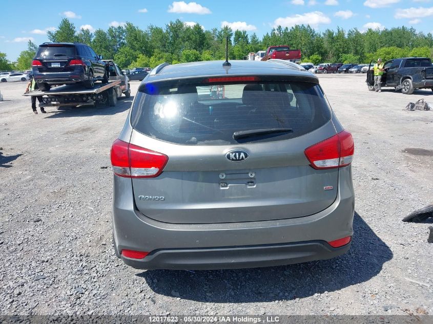 2016 Kia Rondo VIN: KNAHT8A36G7126007 Lot: 12017623