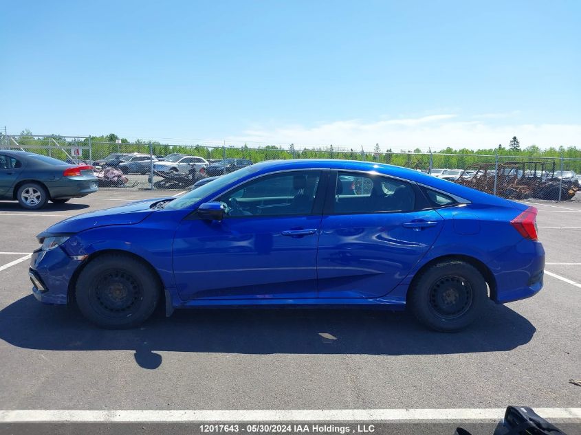 2020 Honda Civic Sedan VIN: 2HGFC2F54LH025582 Lot: 12017643