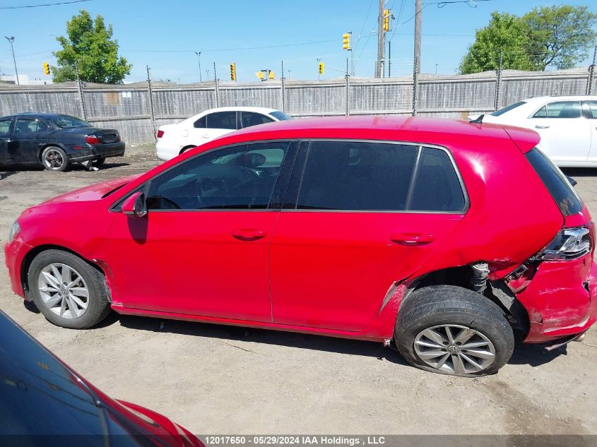 2017 Volkswagen Golf VIN: 3VW217AU7HM059522 Lot: 12017650