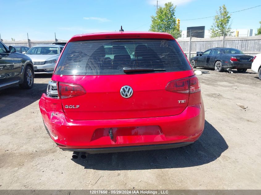 2017 Volkswagen Golf VIN: 3VW217AU7HM059522 Lot: 12017650