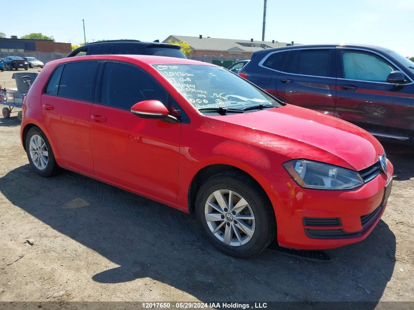 2017 Volkswagen Golf VIN: 3VW217AU7HM059522 Lot: 12017650