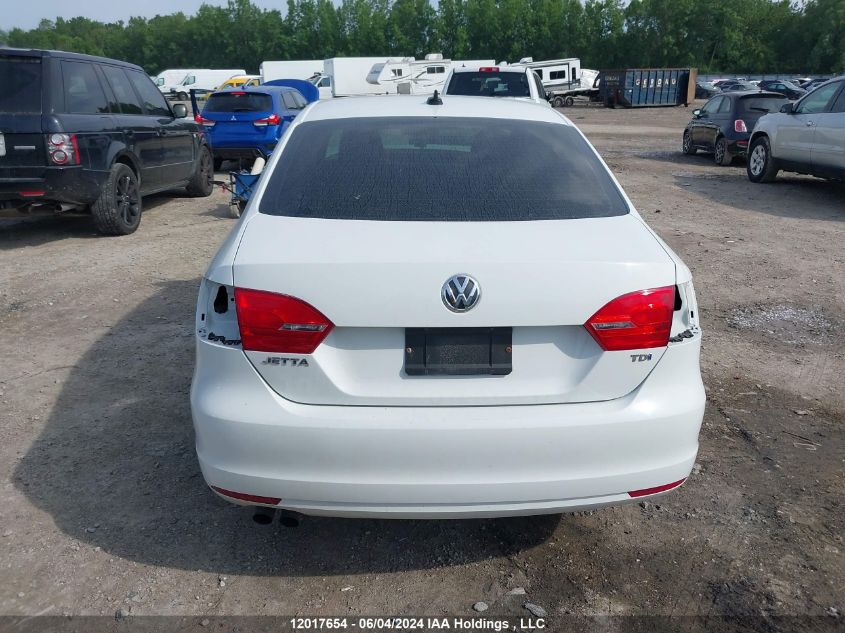 2014 Volkswagen Jetta Tdi VIN: 3VWLL7AJ7EM409585 Lot: 12017654