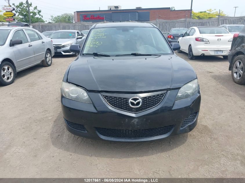 2006 Mazda 3 I VIN: JM1BK12F461493243 Lot: 12017661